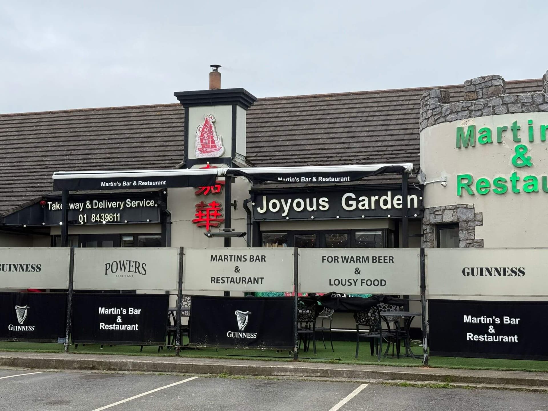 Joyous Garden and Martin's Bar
